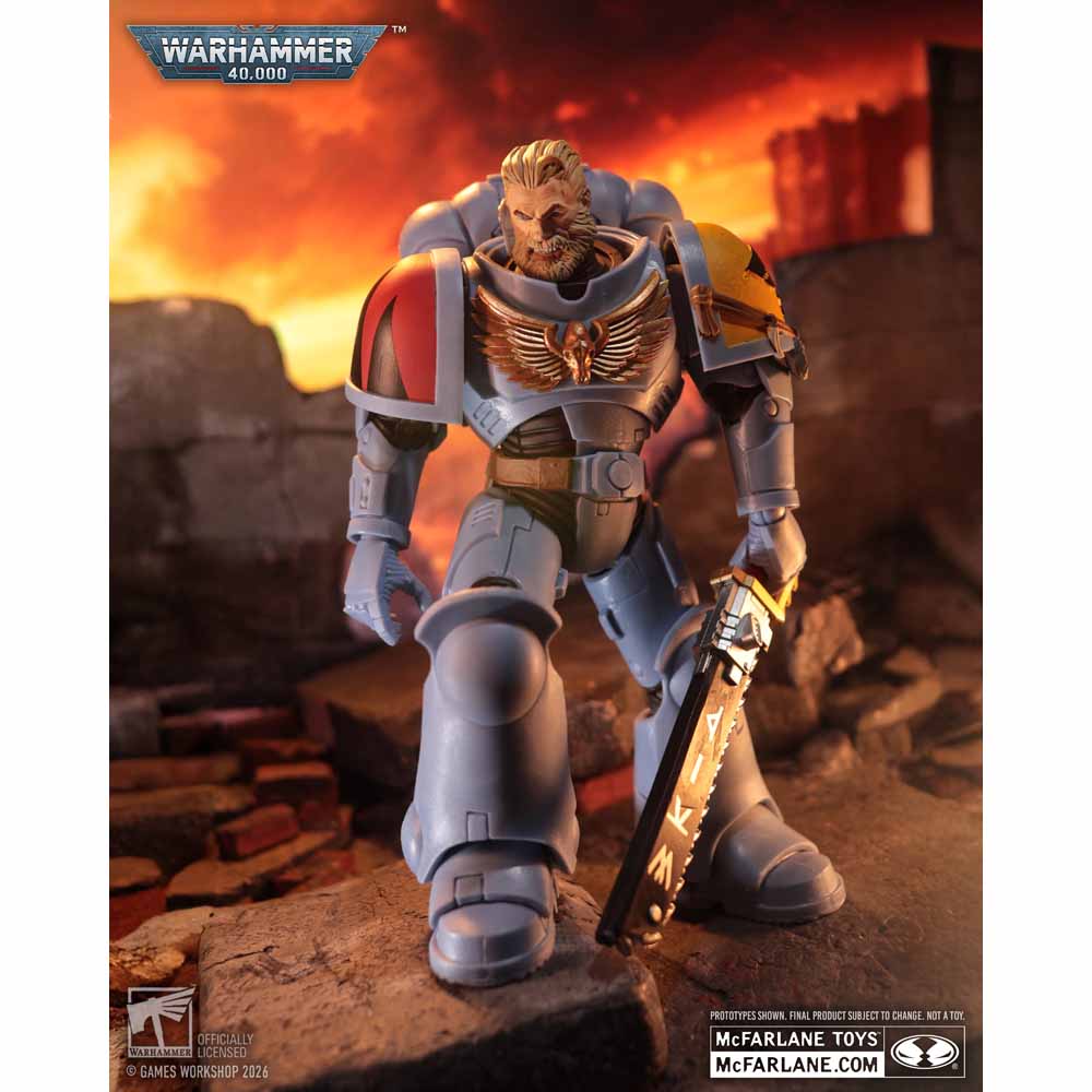Warhammer 40,000 – Grey Hunter (Space Wolves) 7" Scale Action Figure - Screenshot 3