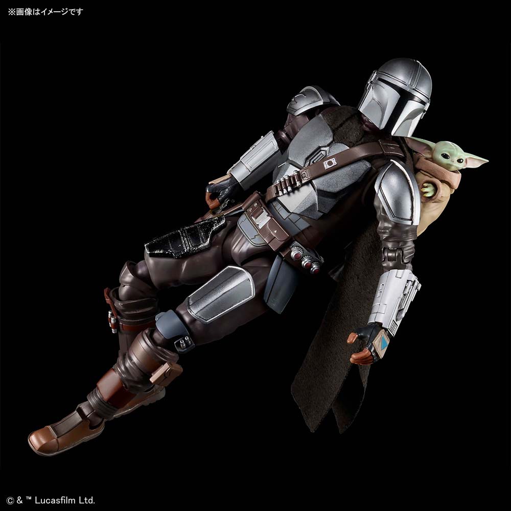 Star Wars - The Mandalorian & Grogu - The Mandalorian and Grogu 1/12 Scale Model Kit Set - Screenshot 3