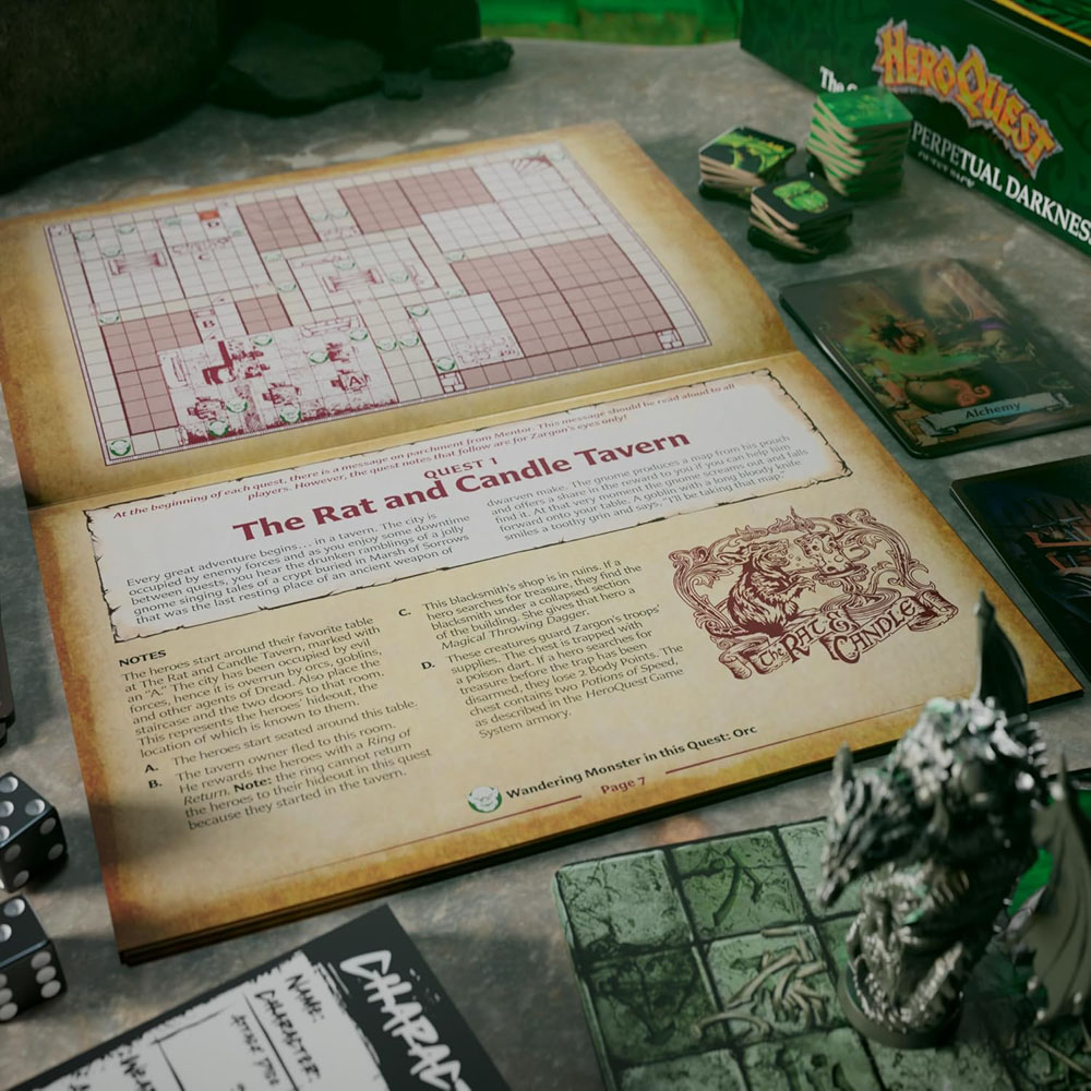 HeroQuest - Joe Manganiello’s The Crypt of Perpetual Darkness Quest Pack Board Game (Expansion) - Screenshot 4