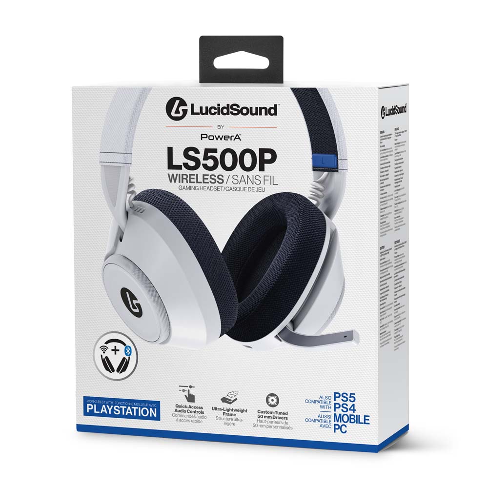 LucidSound LS500P Wireless Gaming Headset - White - Screenshot 1