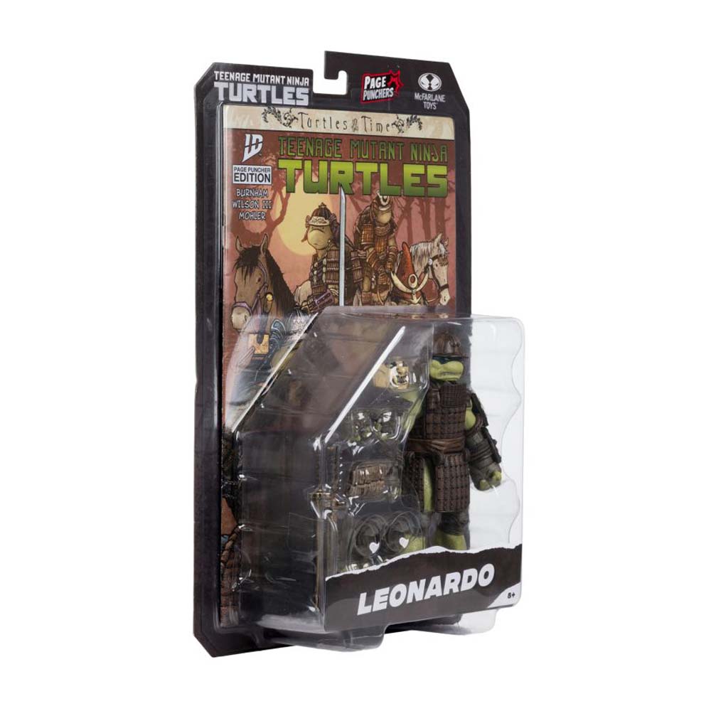 Teenage Mutant Ninja Turtles - Leonardo (Turtles in Time) 5" Action Figure with Comic Book - Screenshot 2