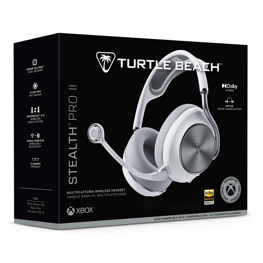 Turtle Beach Stealth Pro II Wireless Gaming Headset - White - Screenshot 1