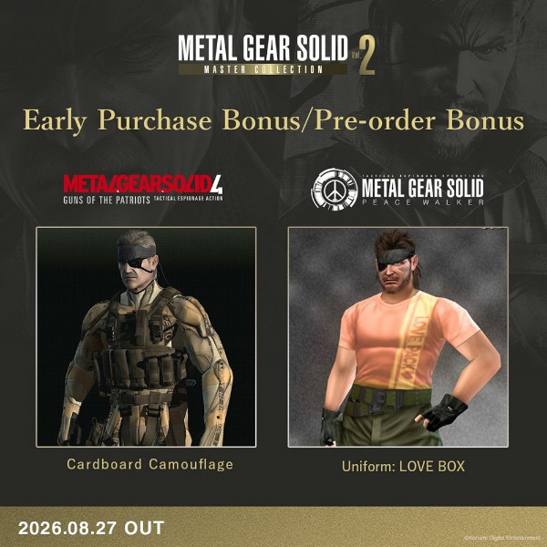 METAL GEAR SOLID: MASTER COLLECTION Vol.2 - Day One Edition ...